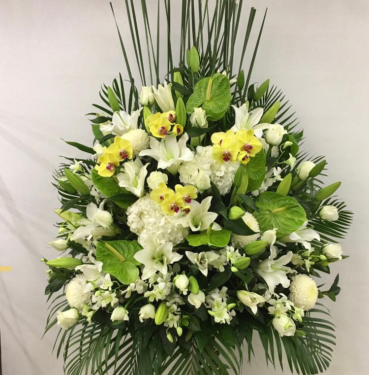 DMDD 百合綠掌繡球蘭花花籃