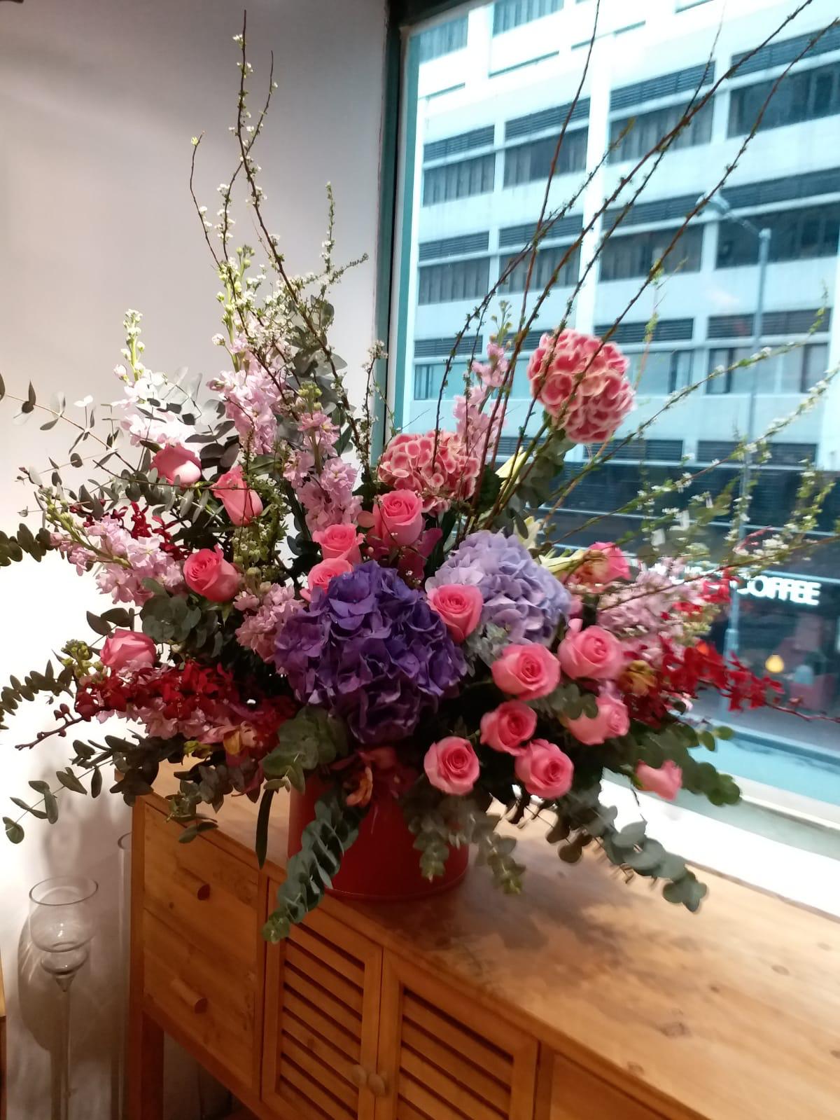 DMOP 麝香繡球玫瑰枱花