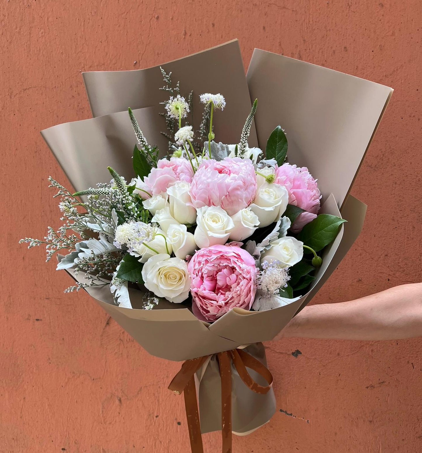 DMFF 牡丹玫瑰花束