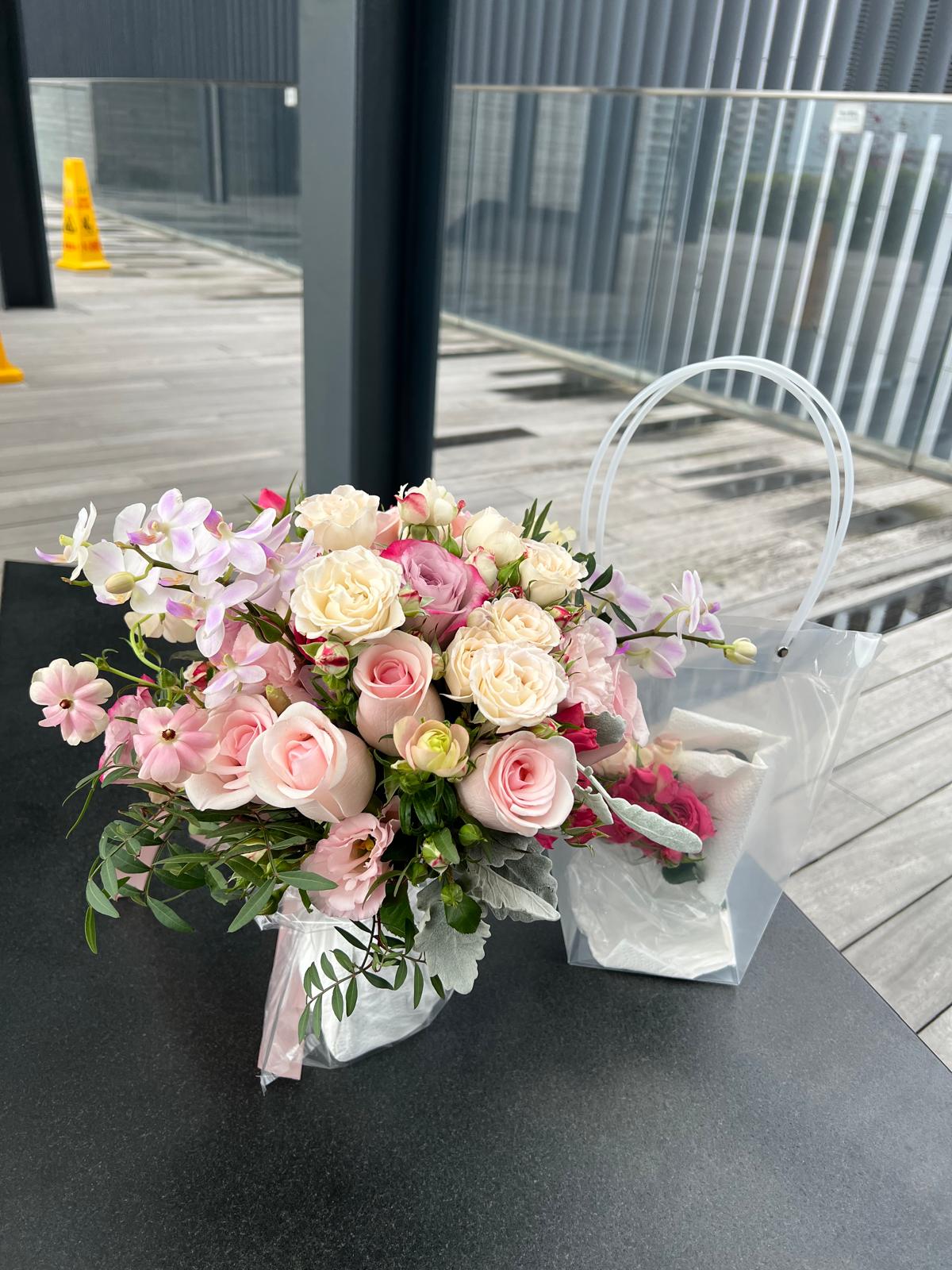 鮮花結婚花球連三襟花